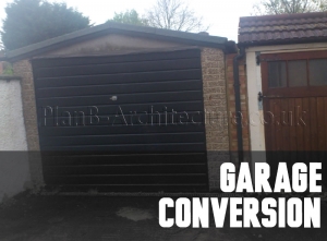 Planning Drawings for Garage Conversion Detail